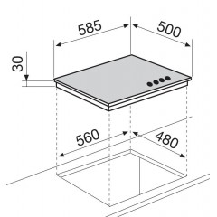 Glem-Gas GT645AN Εστία Υγραερίου Αυτόνομη 58.5x50εκ. Glem-Gas GT645AN Εστία Υγραερίου Αυτόνομη 58.5x50εκ.